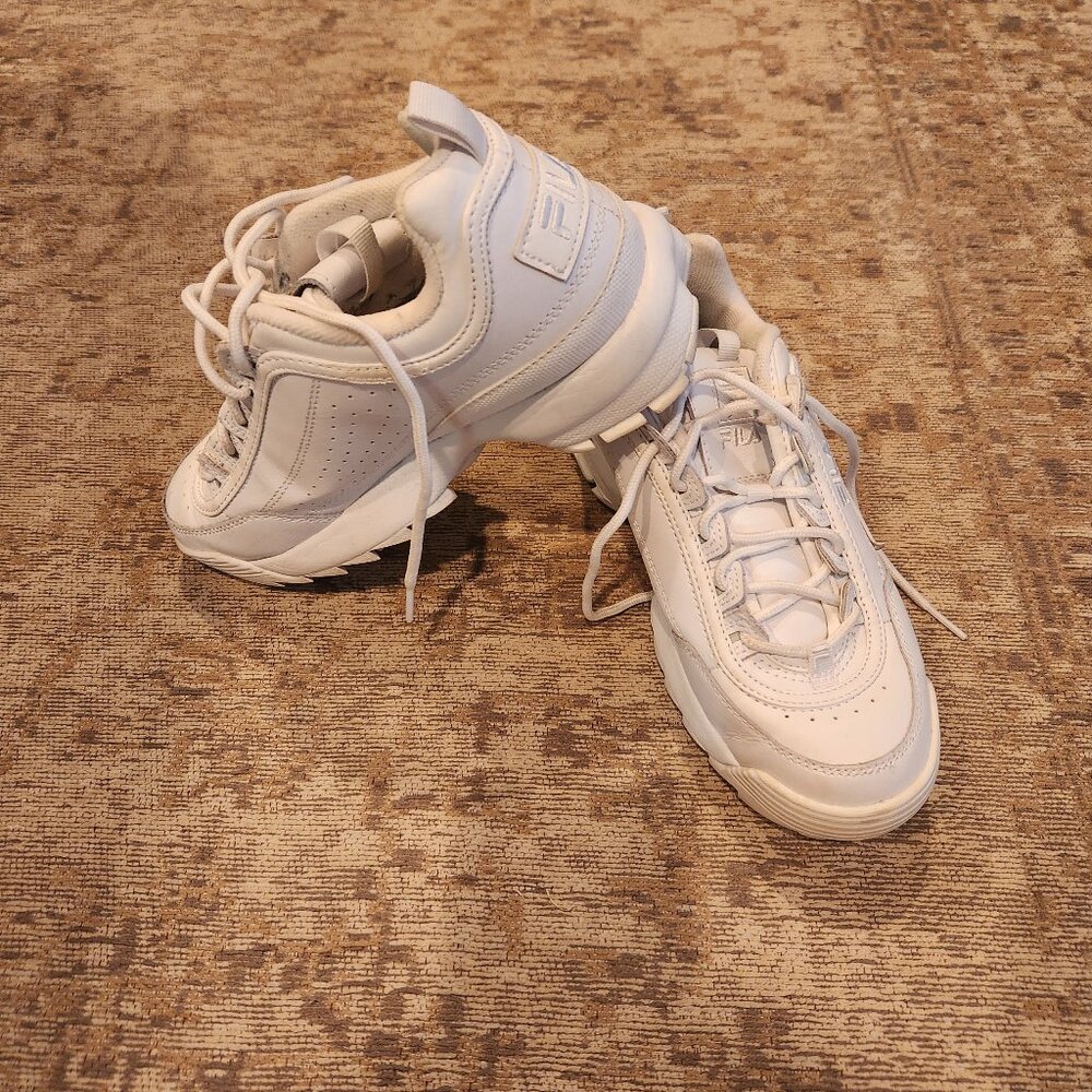Fila Womens Disruptor II Sneaker White Size 8.5 M